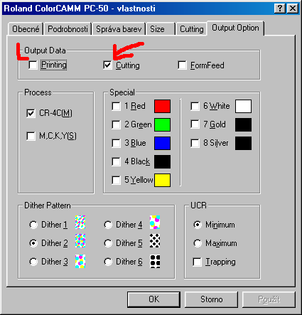 roland plotter serial cable pinout